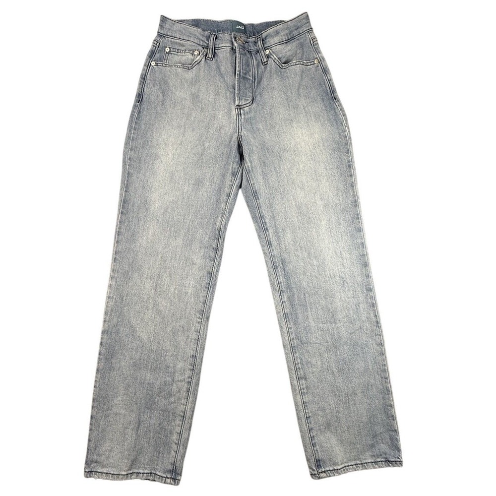 JAG Rachel Jeans Womens 4/29 Light Wash High Rise Straight Leg Button Fly